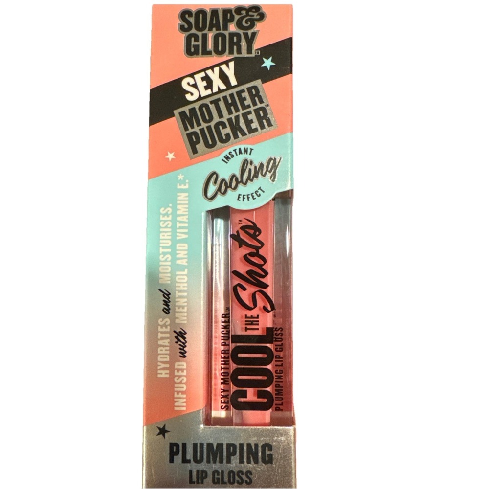 Soap & Glory Sexy Mother Pucker Cool The Shots Pink Charming Lip Plumping Gloss